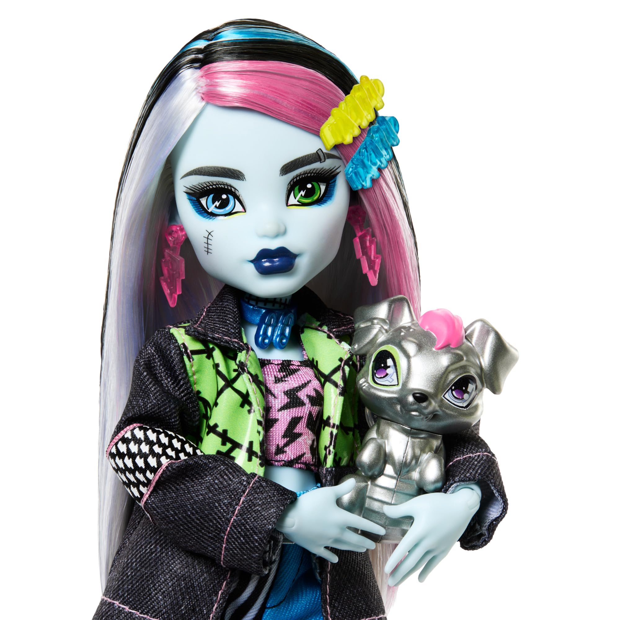 Monster High Frankie Stein muñeca | Frankenmonster con chaqueta y